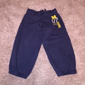 Blue Michigan joggers